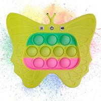 Pop It Mini Game Borboleta Interativo 4 Modos Som Luzes Fidget Sensorial Anti Estresse Crianças Toys Portatil Ansiedade - 1
