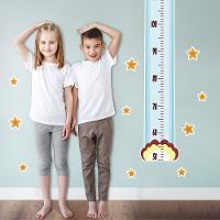 Adesivo Parede Régua Crescimento Foguete Exploração Estrelas - 6