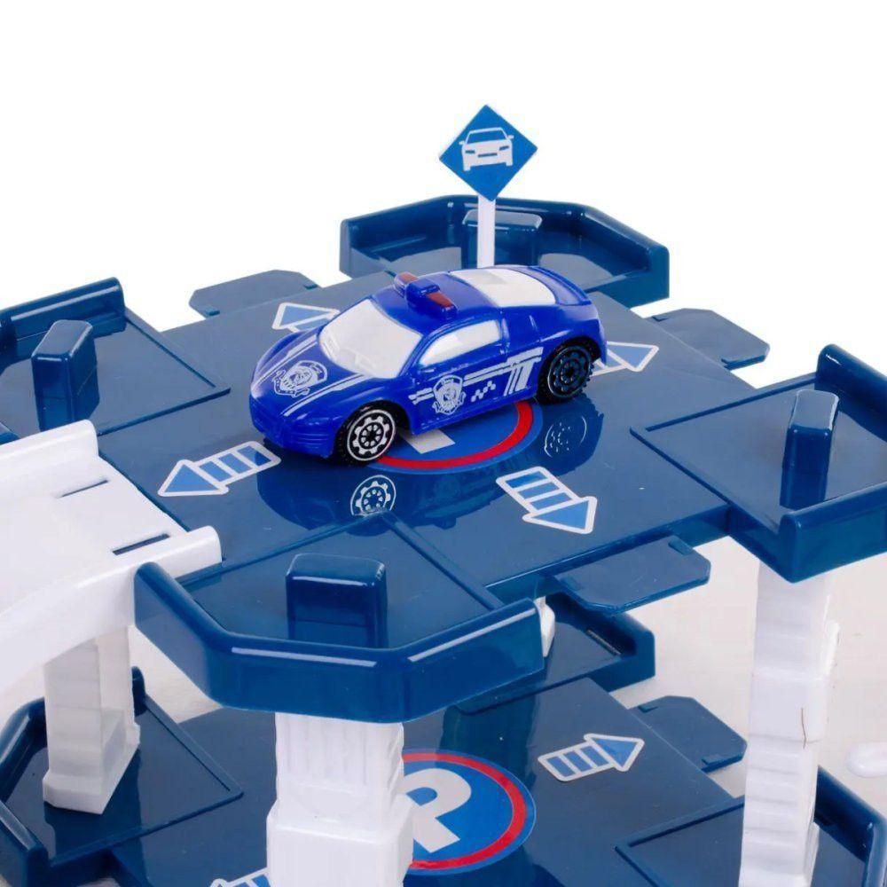 Pista Estacionamento De Brinquedo Policial Com 40 Peças - 3