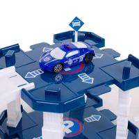 Pista Estacionamento De Brinquedo Policial Com 40 Peças - 3