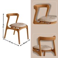 Mesa De Jantar Soláris 220cm Madeira Tampo Laminado Orgânico Veludo Bege/Imbuia Nat. - 3