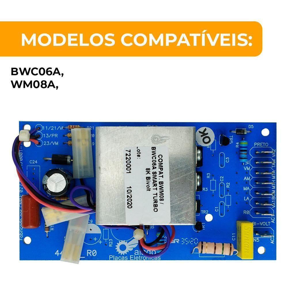 Kit Placa Potencia + Interface Brastemp Lavadora Smart Turbo 8kg - 2