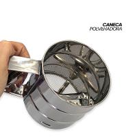 Caneca Peneira Polvilhadora Em Aço Inox - 250g - 3