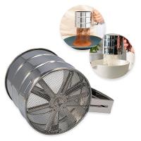 Caneca Peneira Polvilhadora Em Aço Inox - 250g - 4