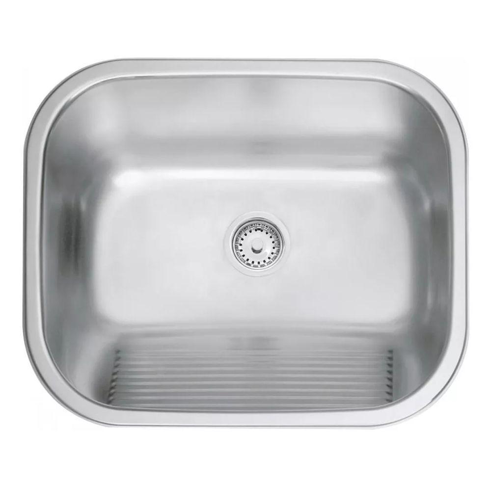 Tanque Lavanderia 30 Litros Aço Inox Lava Esfrega Tanquinho Limpeza Esfregao Lavabo Area Externa - 7