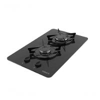 Fogão Cooktop 2 Bocas Mesa Em Vidro Preto Fogatti Esmaltado 27000001.02 Bivolt - 1
