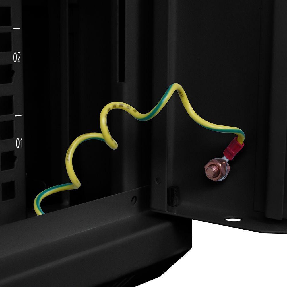 Rack Mini 19 Evus Ev-dw6412 12u X 600 X 450mm Parede Preto - 8