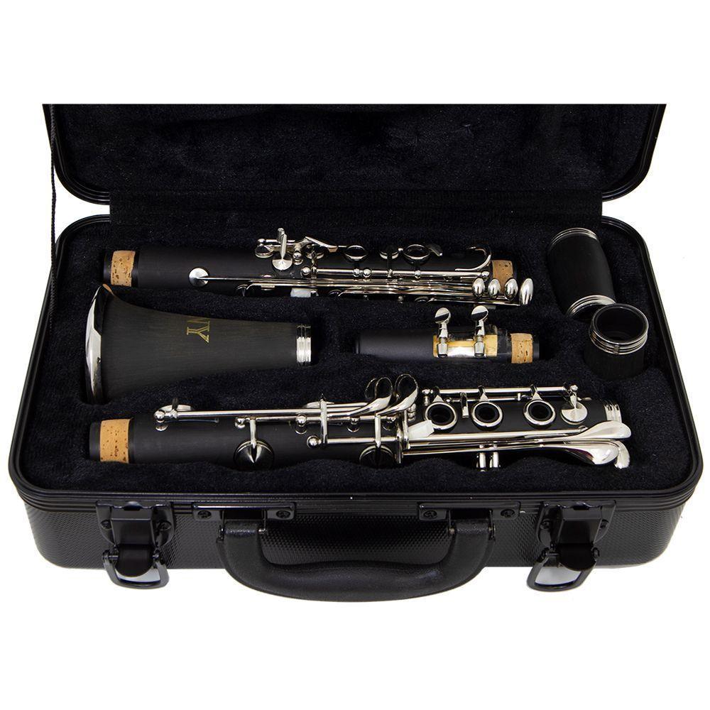 Clarinete Soprano Bb 17 Chaves Cl 200 Com Case New York - 2
