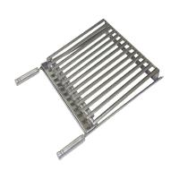 Grelha Parrilha Argentina Aço Inox Com Caixa Gordura 50x50cm - 1