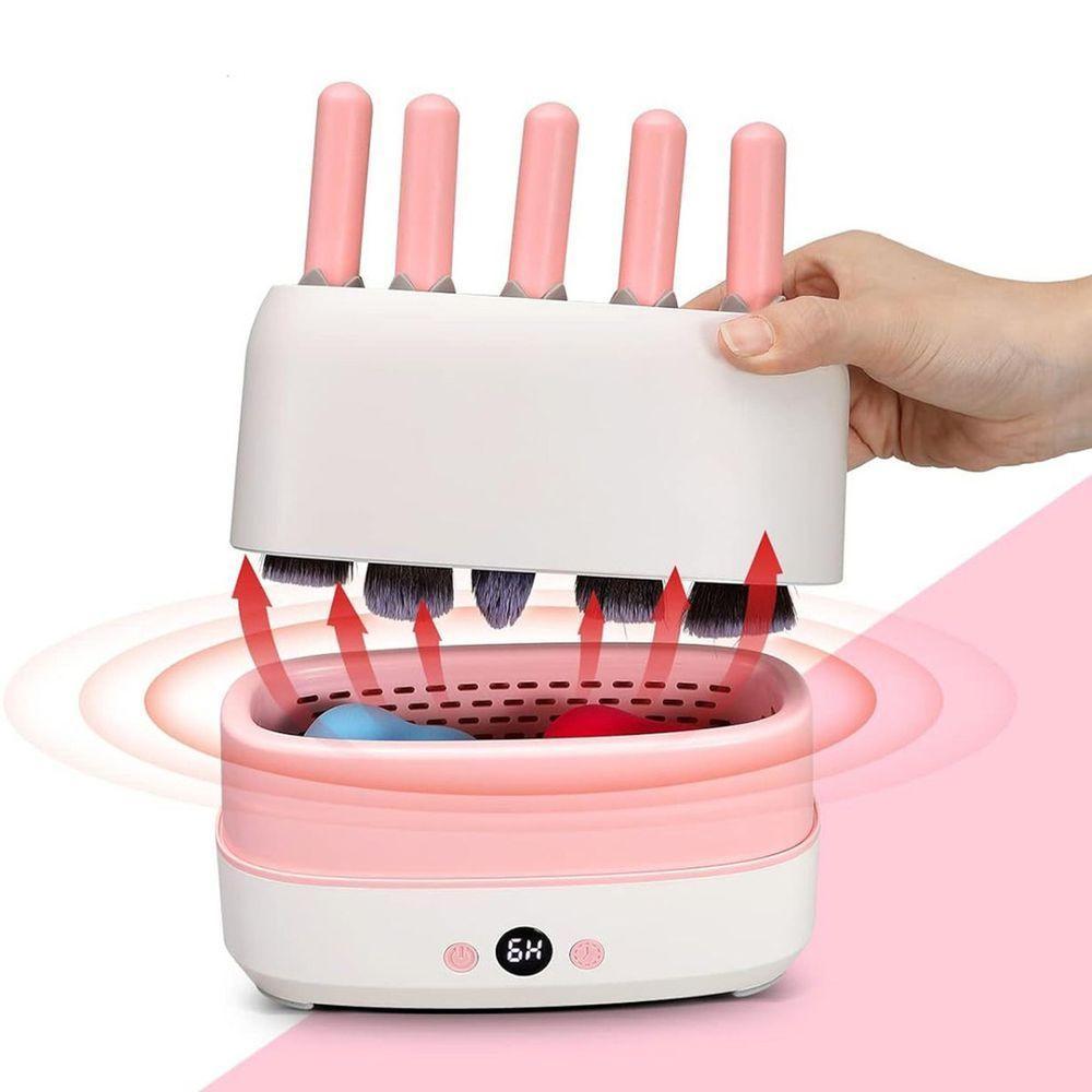 Maquina De Secagem Eletrico Pincel De Maquiagem Esponja Usb Automatico Potente Secador Rapido - 8