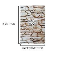 Papel De Parede Adesivo Kit 36 Unidades Canjiquinha Pedra Casa Quarto Sala Decoraçao Ambiente - 7