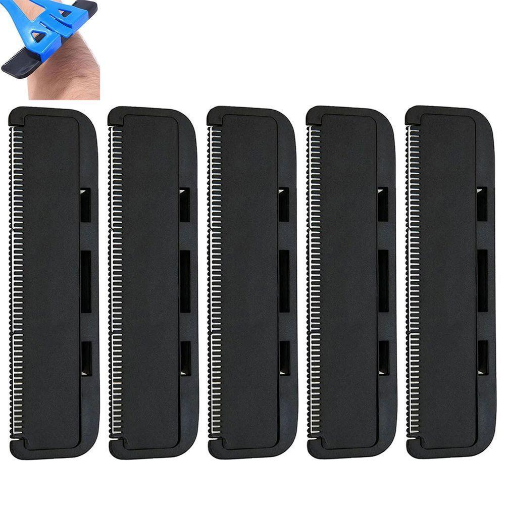 Lamina De Reposiçao Para Depilador Kit 5 Unidades Aparador Braço Costas Pelos Barriga Duravel Resistente Higienico - 2