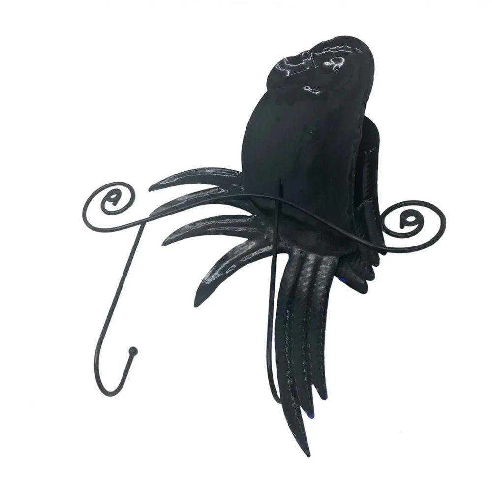 Gancho Metal Duplo Enfeite Arara Vermelha Kit 4 Uni Decoraçao Parede Sala Quarto Casa - 3