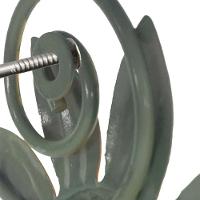 Gancho Metal Enfeite Girassol Kit 4 Uni Pendurar Chaves Bone Bolsa Parede Decoraçao Organizaçao Multiuso Sala Quarto - 3