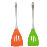 Espatula De Silicone Utensilio Kit 2 Unidades Cozinha Refeiçao Receita Fritura Doce Salgado - 1