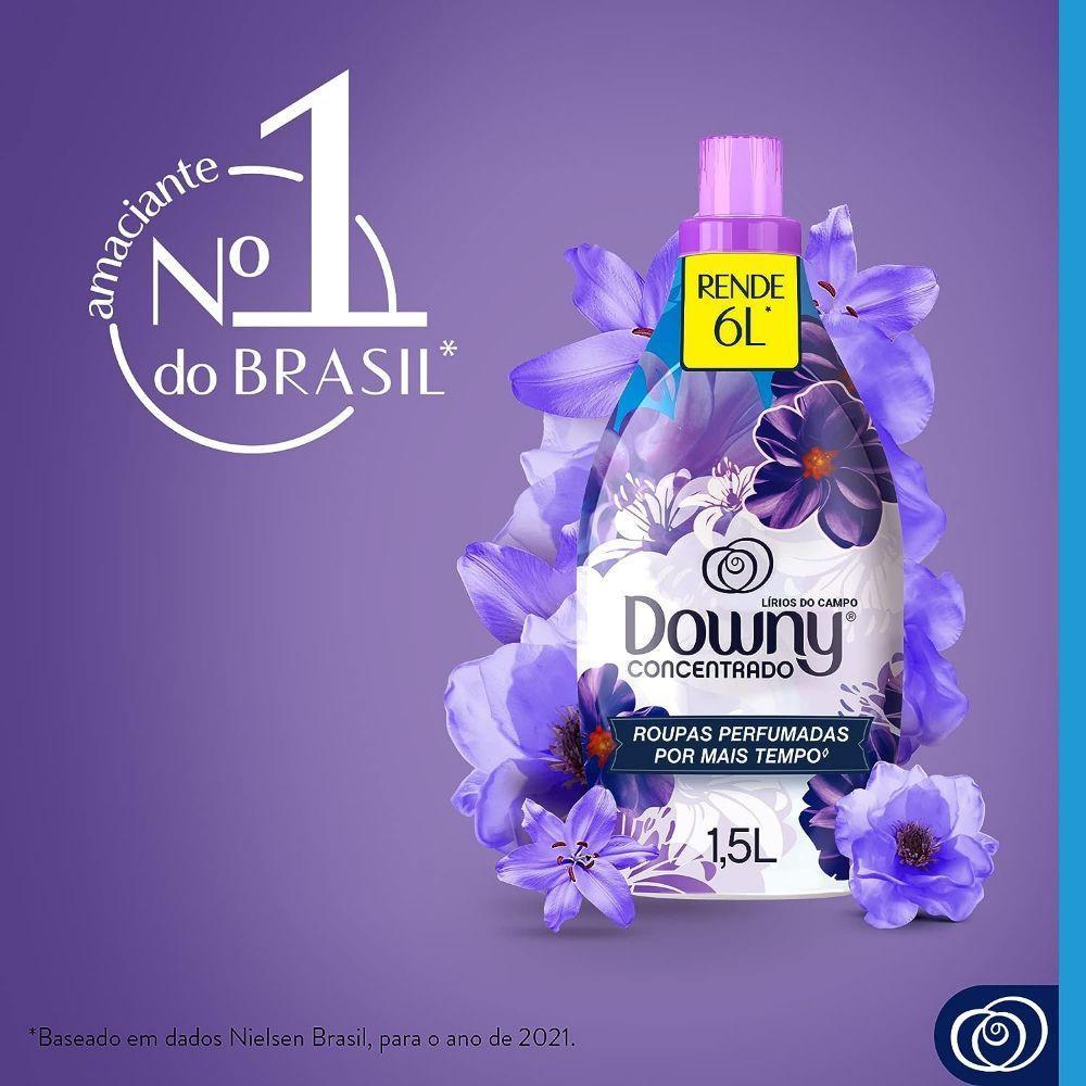 Amaciante Concentrado Lírios Do Campo Downy 1,5l - 2