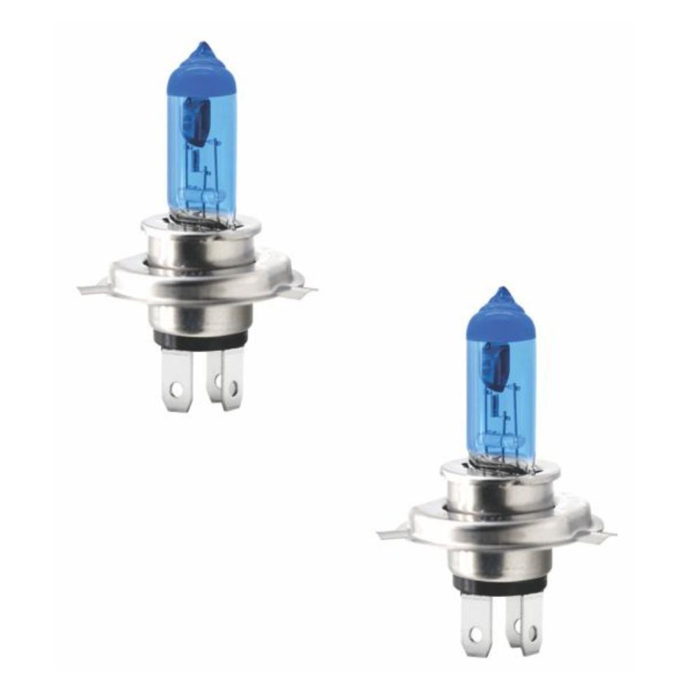 Par De Lampadas Halogena Super Brancas Code-tech One 12v H4 - 1
