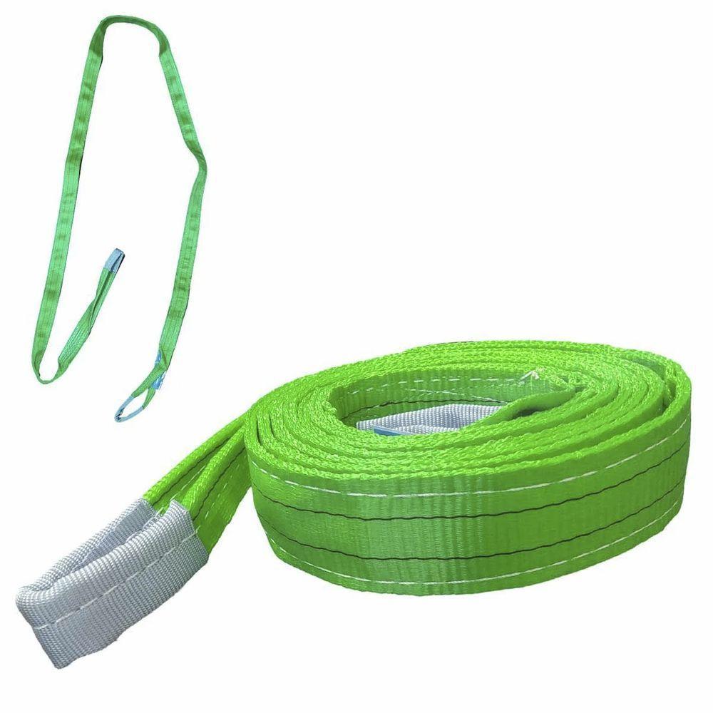 Cinta De Elevaçao Carga Pesada 2 Toneladas 5 Metros Reforçada Resistente Reboque Guincho Caminhao Obra Construçao - 2