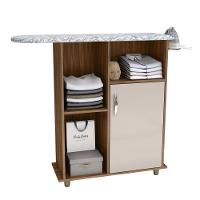 Tábua De Passar Roupa Miami Com 1 Porta E Nicho Freijo/baunilha - 2