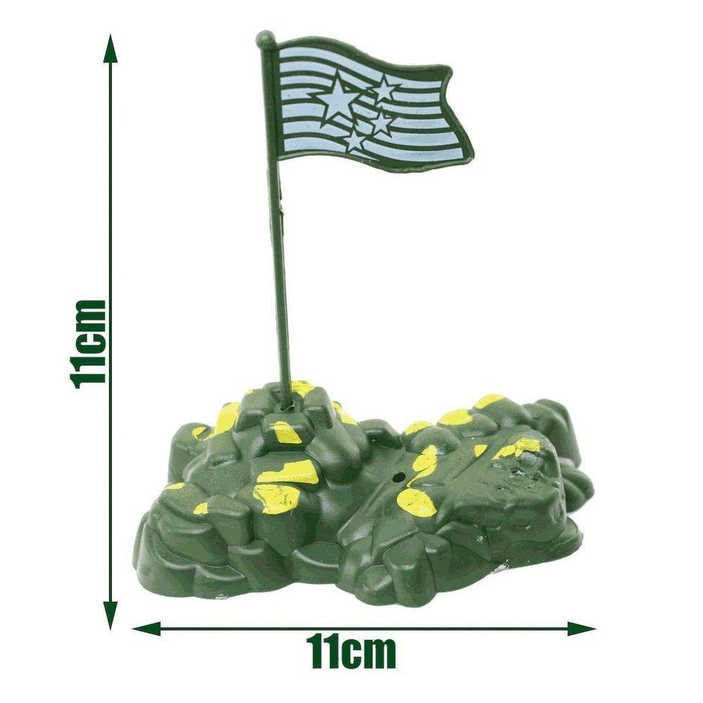 Kit Brinquedos Veículos Militares Soldados Miniatura 20 Peças - 8