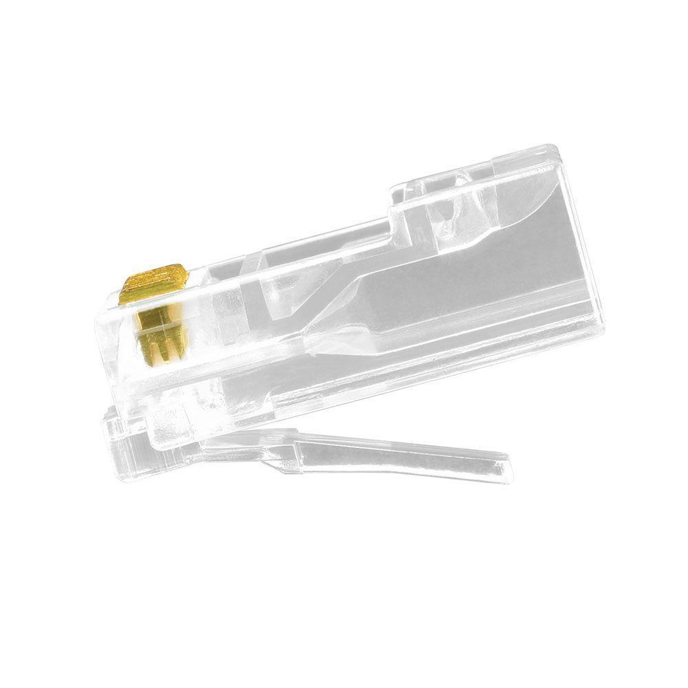 Conector Rj-45 Macho Evus C-099 Cat6 Utp 8x8 100un. - 2