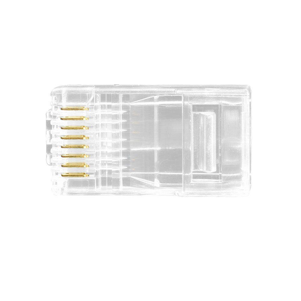 Conector Rj-45 Macho Evus C-099 Cat6 Utp 8x8 100un. - 3