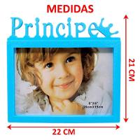 Dupla Porta Retrato Infantil Mural Princesa Príncipe 20x15cm - 4