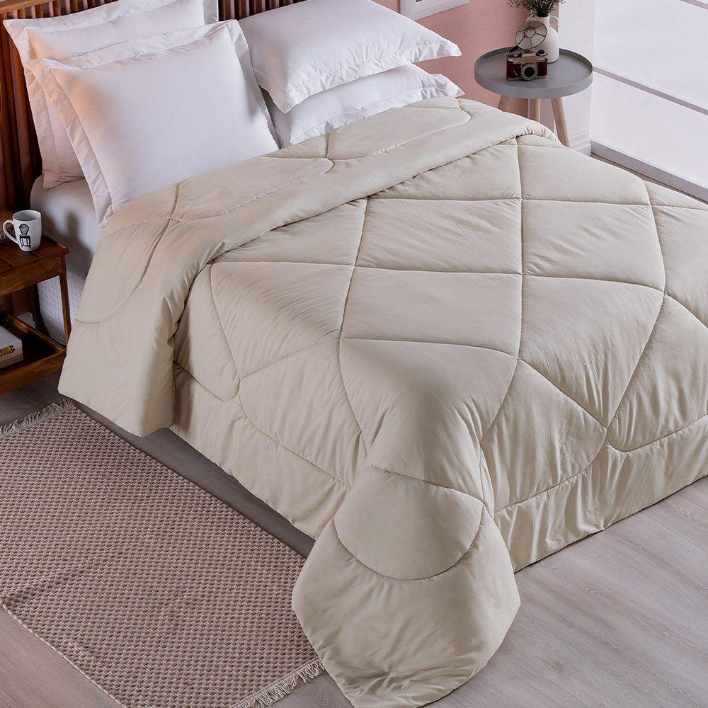 Edredom Queen Unique Dupla Face Micropercal 200 Fios Toque De Algodão 1 Peça - Avela - 3