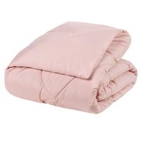 Edredom Queen Unique Dupla Face Micropercal 200 Fios Toque De Algodão 1 Peça - Rose - 1