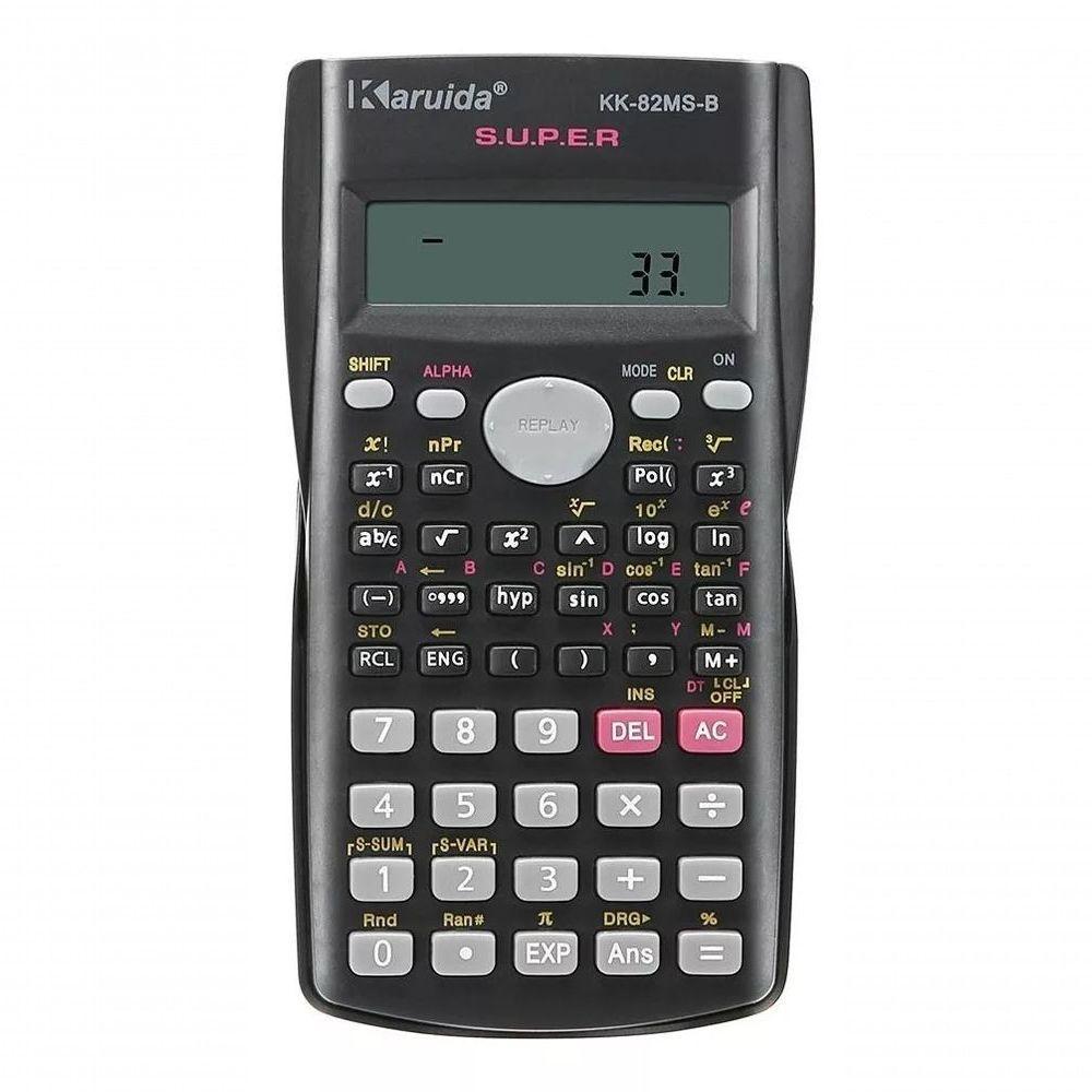 Calculadora Científica 240 Funções De 12 Dígitos E Frações - 1