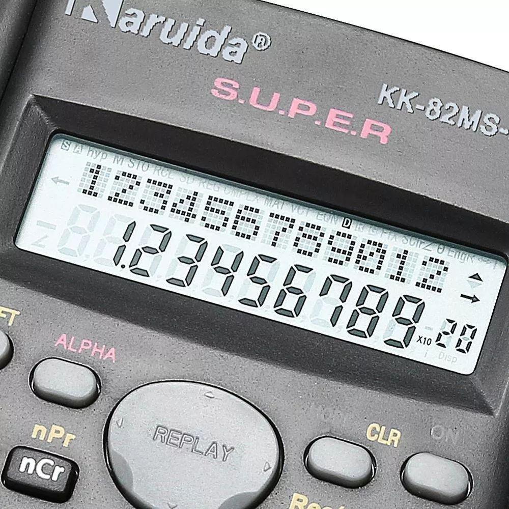 Calculadora Científica 240 Funções De 12 Dígitos E Frações - 4