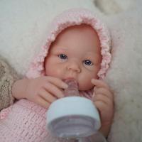 Bebê Reborn Menina Toda Em Silicone Sólido Olhos Abertos Artesanal - 2