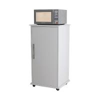 Balcão Aparador Multiuso Vitória Com Rodízios Branco - 3