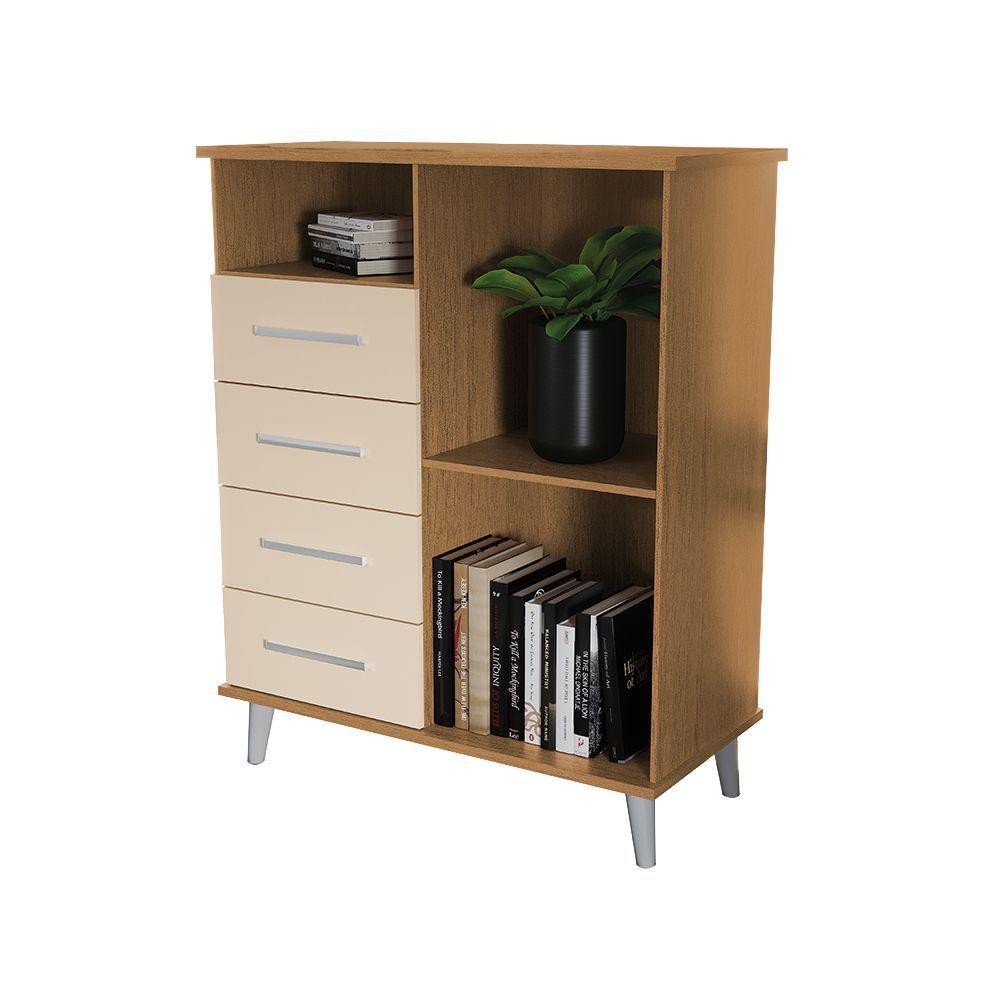 Balcão Aparador Multiuso ômega Com 4 Gavetas Freijó - 4