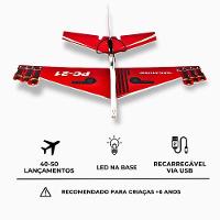 Avião Planador Com Motor A Bateria Recarregável - 9