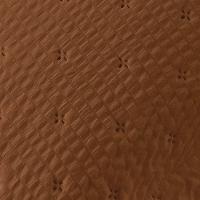 Kit Cobre Leito Colcha Casa Scarpa Anabela Queen Dupla Face Texturizado Percal 300 Fios 3 Peças - Castor - 4