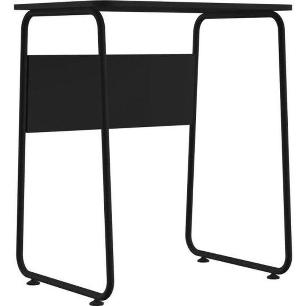 Mesa Compacta Para Computador New Job Preta Multivisão - 3