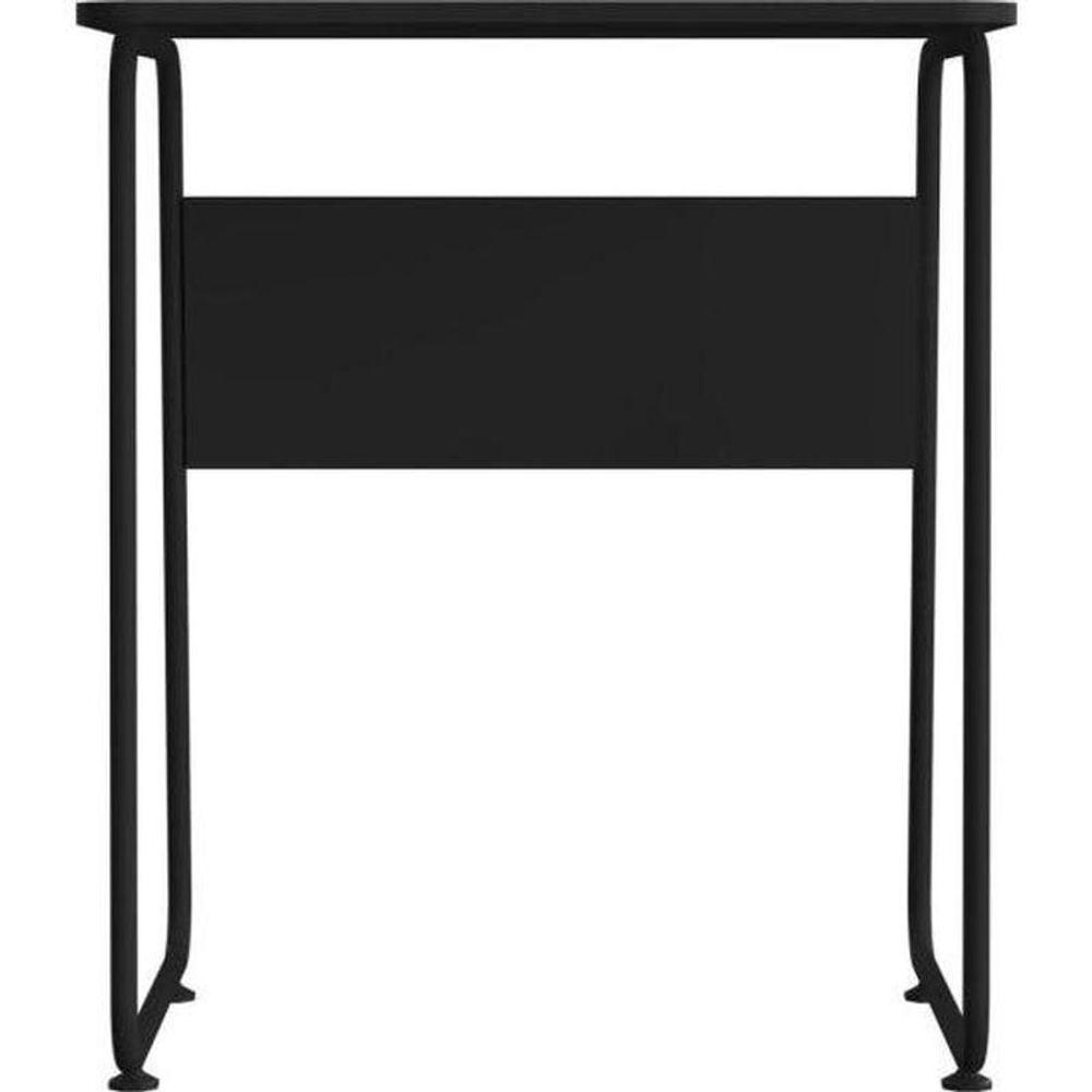 Mesa Compacta Para Computador New Job Preta Multivisão - 4