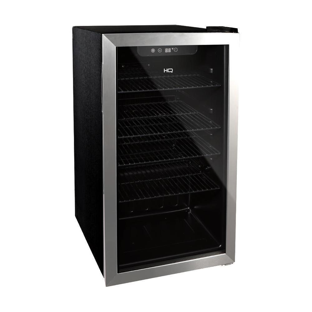 Cervejeira Expositor Vertical HQ Vidro Duplo 100 Litros Inox HQ-100CEVPV 220V - 1