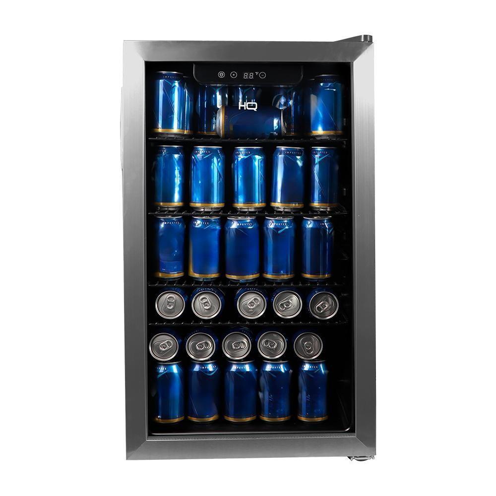 Cervejeira Expositor Vertical HQ Vidro Duplo 100 Litros Inox HQ-100CEVPV 220V - 4