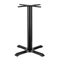 Base De Mesa Em X 5049 ômega Rivatti 72 Cm (altura) Ferro Fundido C- Pintura à Pó Preto Base Estrela - 1