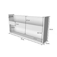 3 Organizadores De Bonecos 100% Mdf - 2