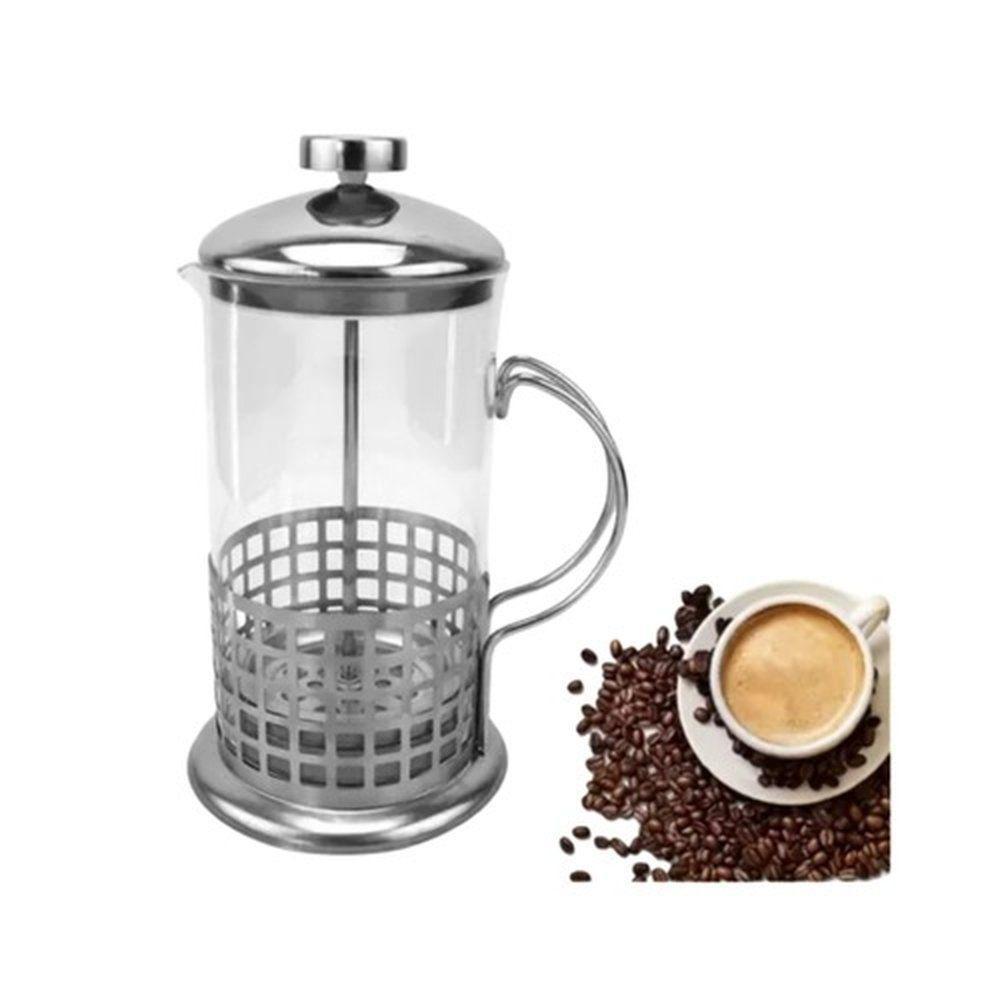Cafeteira Prensa Francesa 800ml Aço E Vidro - 1