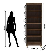 Multiuso 2 Portas Line - Imbuia Rústico Imbuia Rústico