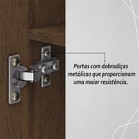 Multiuso 2 Portas Line - Imbuia Rústico Imbuia Rústico - 7