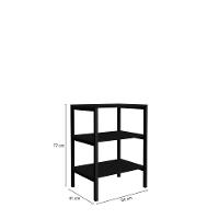 Estante Multiuso Slim Organizadora Forte Para Lavanderia Preto - 5