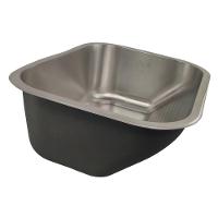 Tanque Lavanderia 30 Litros Aço Inox Lava Roupa Tecido Aço Inox Valvula Sifao Lavabo Lavanderia Varanda Tanquinho - 8