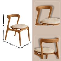 Mesa De Jantar Soláris 220cm Madeira Tampo Laminado Orgânico Linho Off/Imbuia Nat. - 3