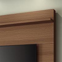 Home Theater Decorativo Globo C/rodízios Para Tv Até 55 Polegadas Castanho/off White G26 Gran Belo - 6