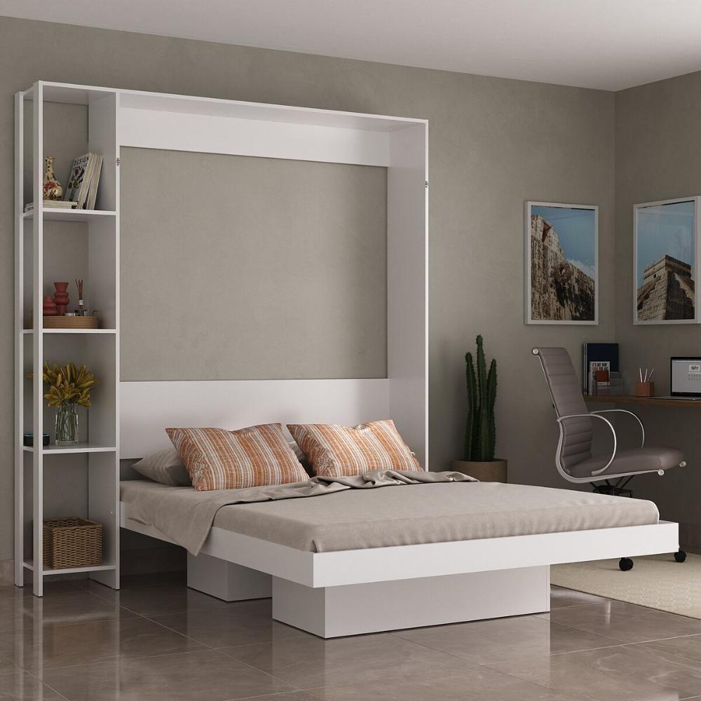 Cama De Casal Articulada Para Colchão 138x188cm Multimóveis MP4380 Branco - 1